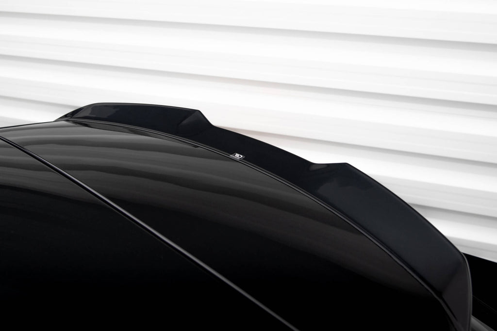 Maxton Design Höher Spoiler CAP 3D passend für Lexus RX F-Sport Mk4 Facelift schwarz Hochglanz