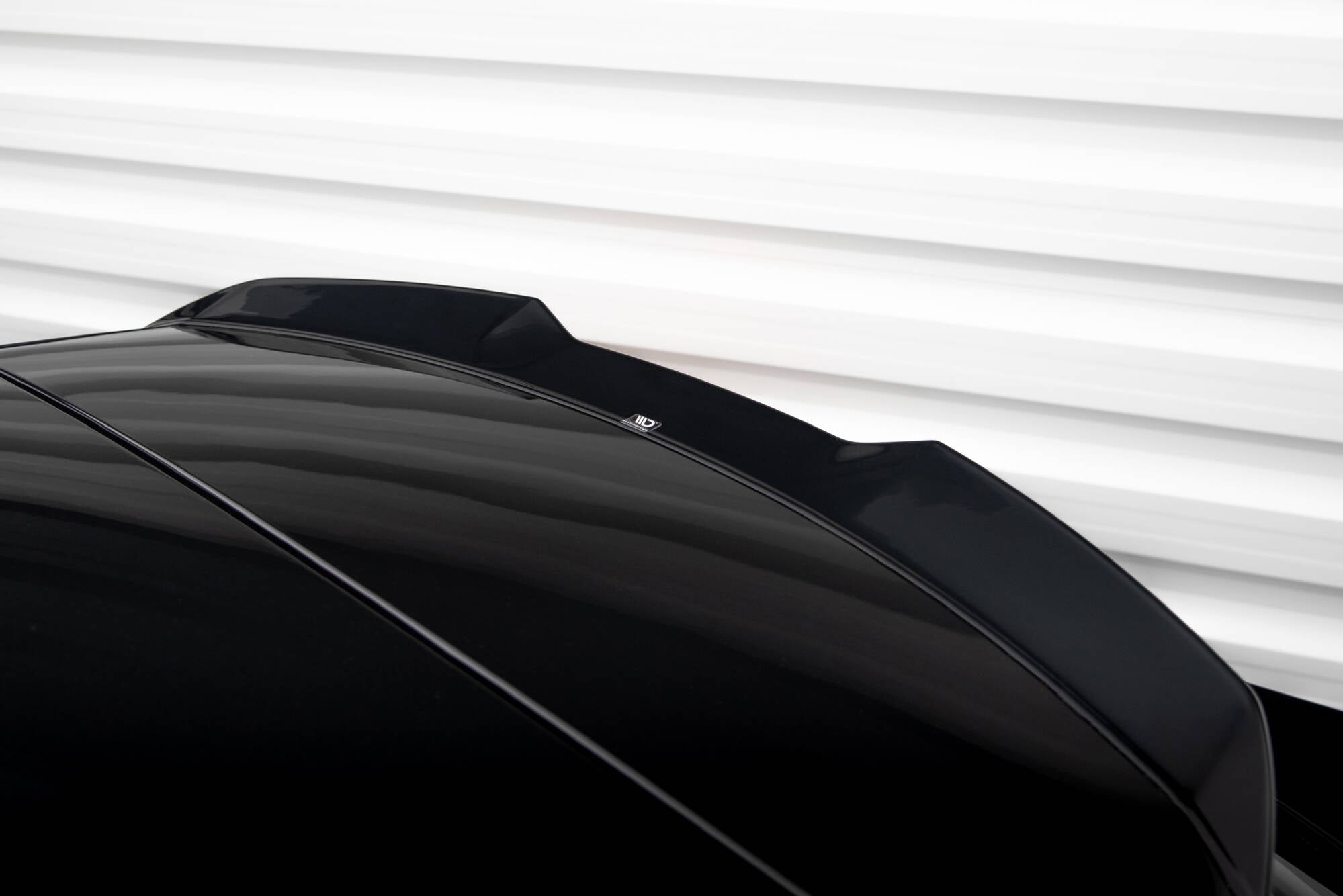 Maxton Design Höher Spoiler CAP 3D passend für Lexus RX F-Sport Mk4 Facelift schwarz Hochglanz