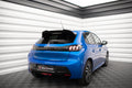 Maxton Design Spoiler CAP V.1 passend für Peugeot 208 Mk2 schwarz Hochglanz