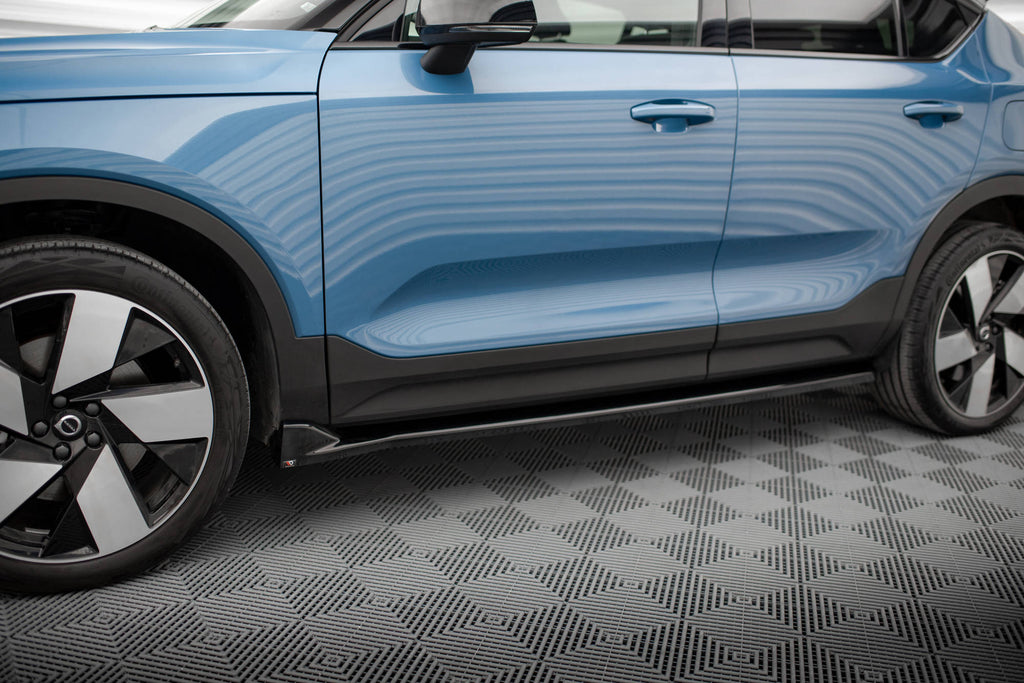 Maxton Design Street+ Seitenschweller Leisten passend für Volvo C40 Mk1 schwarz Hochglanz