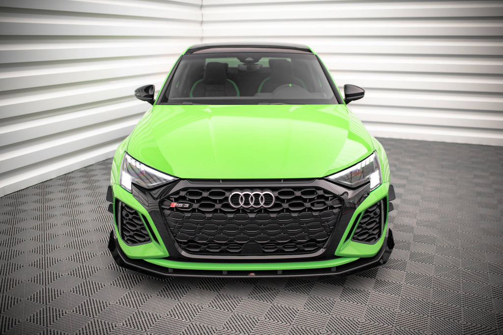Maxton Design Stoßstangen Flaps Wings vorne Canards passend für Audi RS3 8Y