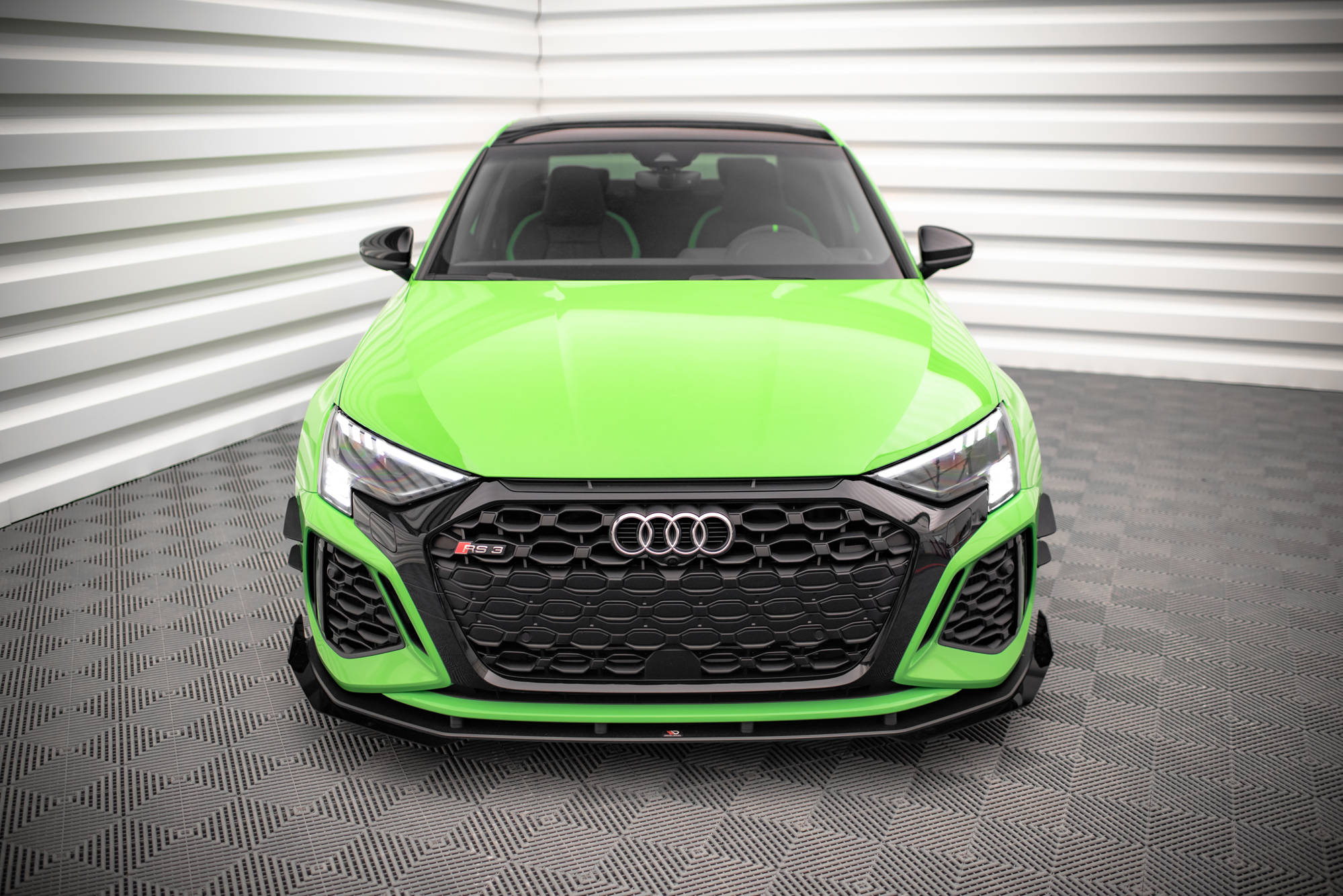Maxton Design Stoßstangen Flaps Wings vorne Canards passend für Audi RS3 8Y