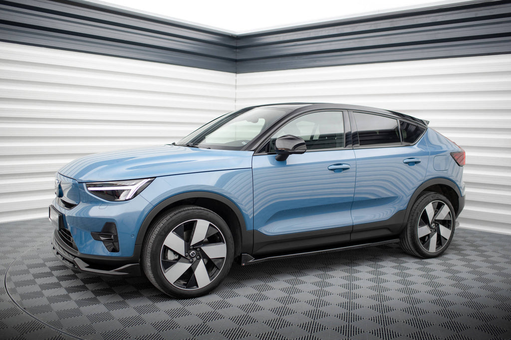 Maxton Design Street+ Seitenschweller Leisten passend für Volvo C40 Mk1 schwarz Hochglanz