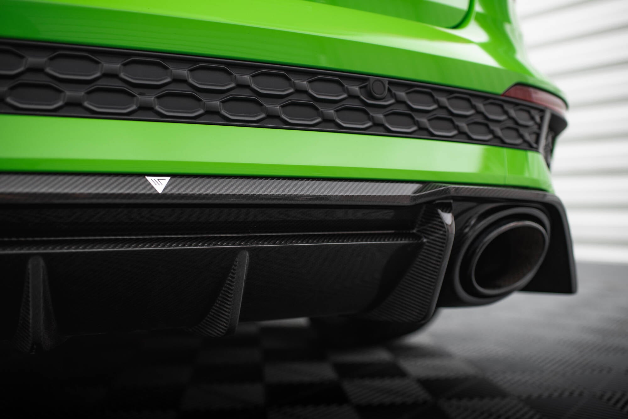 Maxton Design Prepreg Carbon Fiber Diffusor Heck Ansatz passend für Audi RS3 8Y
