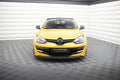 Maxton Design Street+ Spoilerlippe Front Ansatz passend für RENAULT MEGANE 3 RS v.1 schwarz Hochglanz