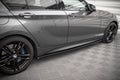 Maxton Design Street+ Seitenschweller Leisten passend für V.1 passend für BMW 1er F20 M135i / M140i / M-Paket schwarz Hochglanz
