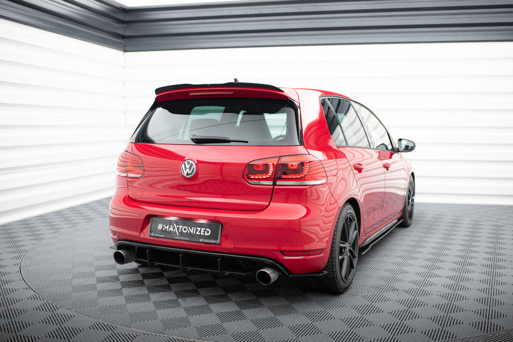 Maxton Design VW GOLF 6 GTI / 35TH Diffusor Heck Ansatz passend für Heckschürze passend für & Heck Ansatz Flaps Diffusor passend für