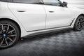 Maxton Design Street+ Seitenschweller Leisten passend für V.1 passend für BMW i4 M-Paket G26 schwarz Hochglanz