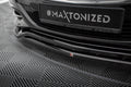 Maxton Design Street+ Spoilerlippe Front Ansatz V.2 passend für Mercedes-Benz S W222 schwarz Hochglanz