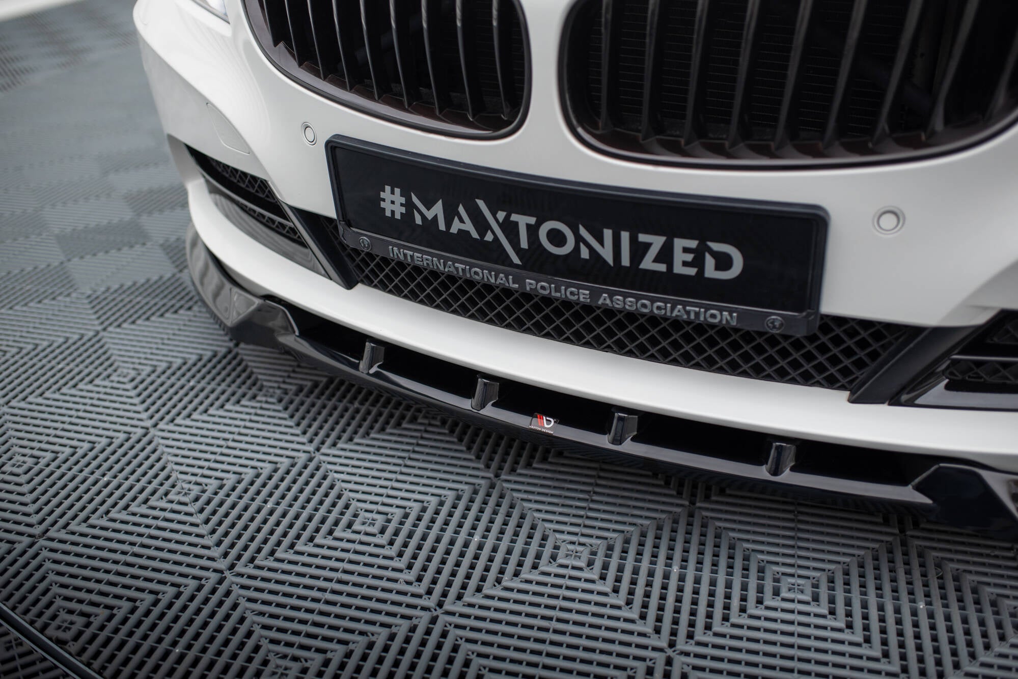 Maxton Design Street+ Spoilerlippe Front Ansatz V.2 passend für BMW Z4 E89 schwarz Hochglanz