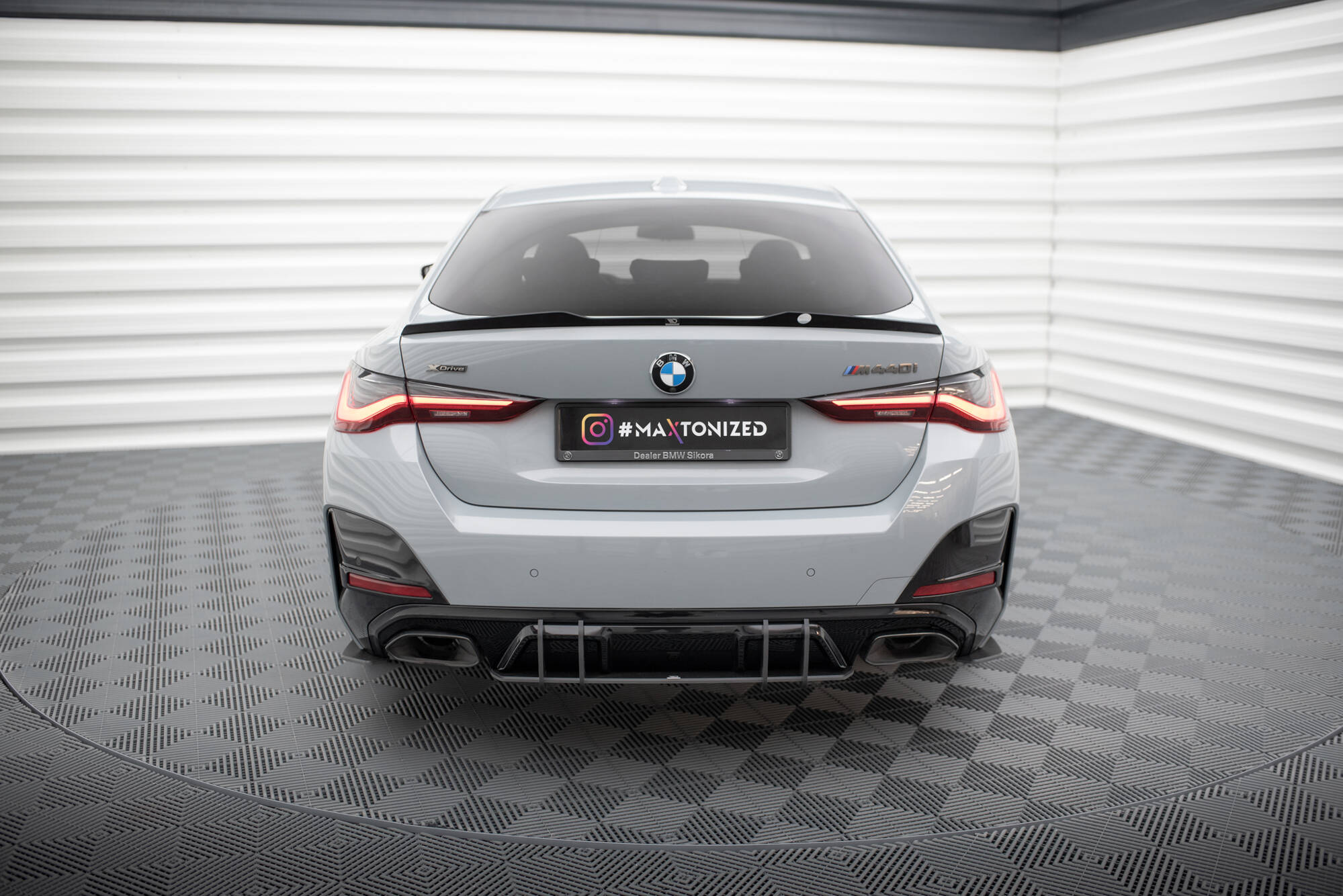Maxton Design Street Pro Heckschürze passend für BMW 4er Gran Coupe M440i G26