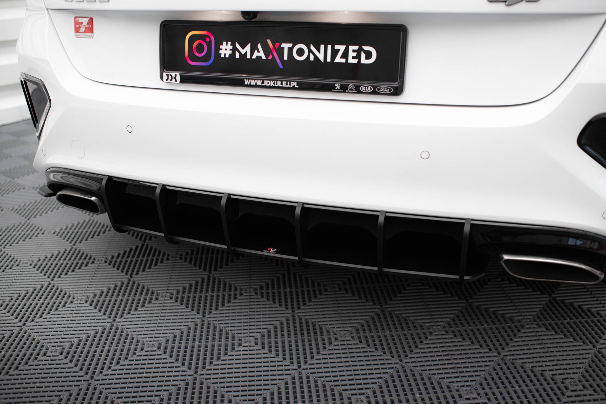 Maxton Design Street Pro Heckschürze passend für Kia Ceed GT Mk3