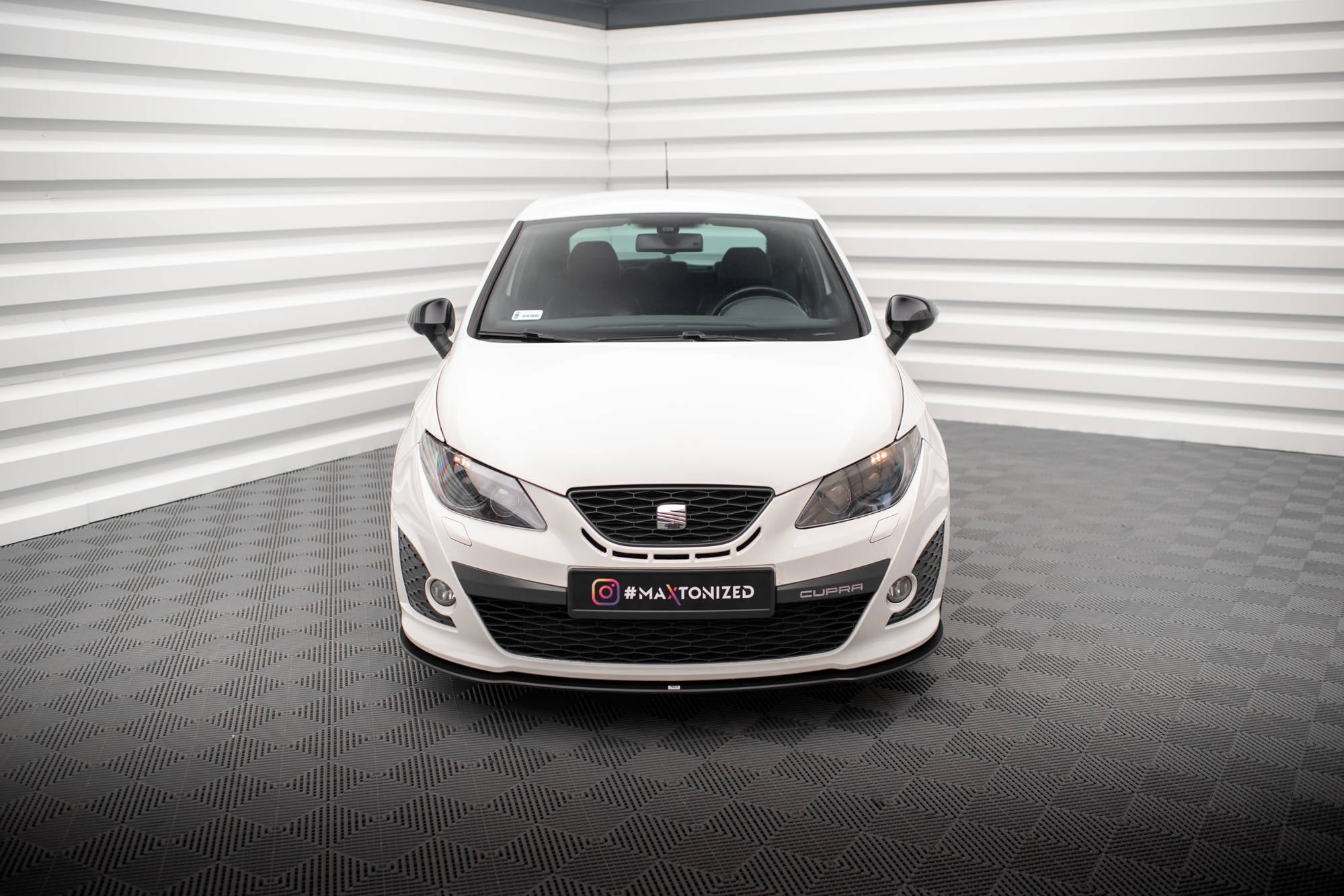Maxton Design Street Pro Street+ Spoilerlippe Front Ansatz passend für Seat Ibiza Sport Coupe Mk4