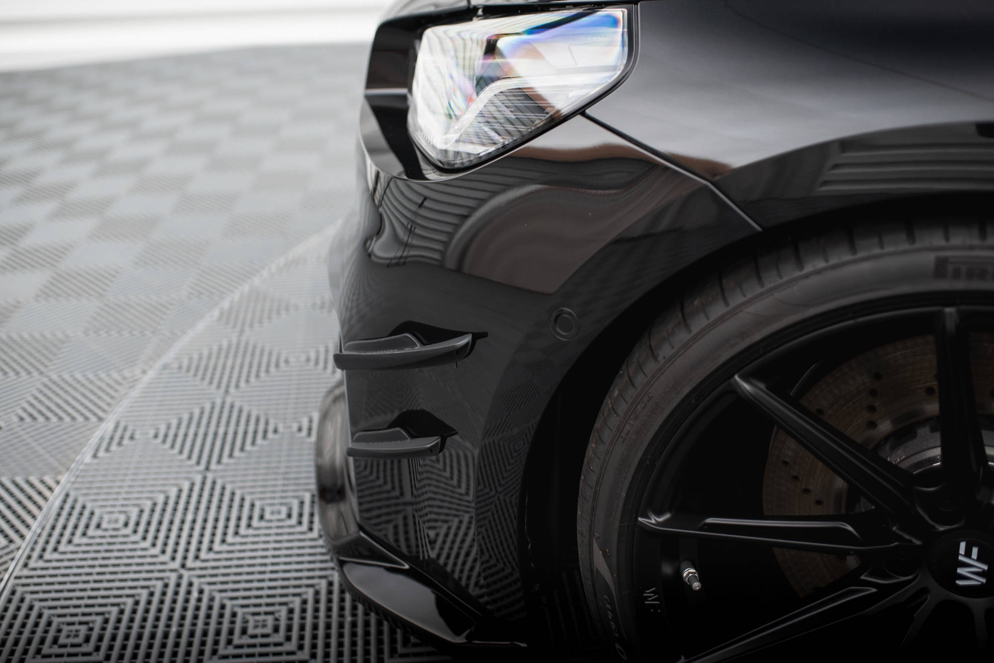 Maxton Design Stoßstangen Flaps Wings vorne Canards passend für BMW M2 G87
