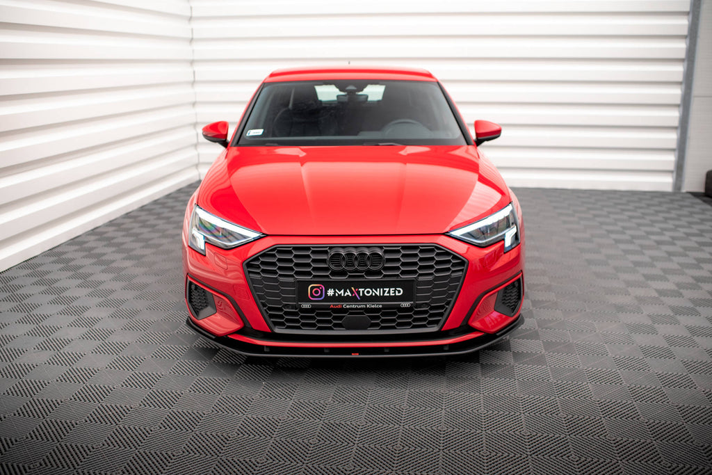 Maxton Design Street Pro Street+ Spoilerlippe Front Ansatz passend für Audi A3 8Y