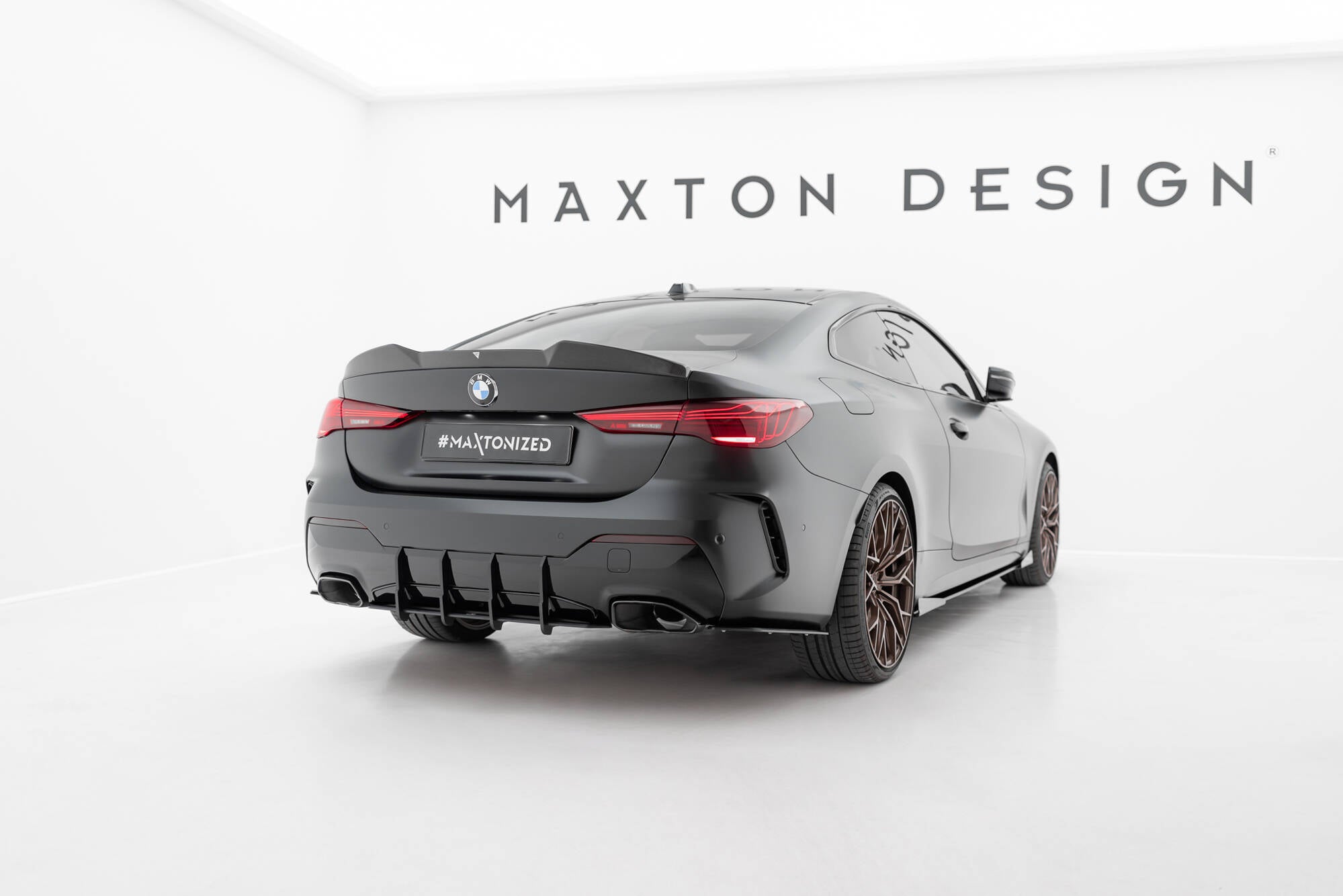 Maxton Design Street Pro Heck Ansatz Flaps Diffusor passend für BMW M440i G22 / G23 / G22 Facelift / G23 Facelift
