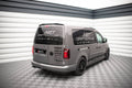 Maxton Design Mittlerer Diffusor Heck Ansatz für Volkswagen Caddy Long Mk3 Facelift Carbon Look