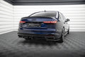 Maxton Design Street+ Mittlerer Diffusor RACE V.2 passend für Audi A4 S-Line B9 Facelift schwarz Hochglanz
