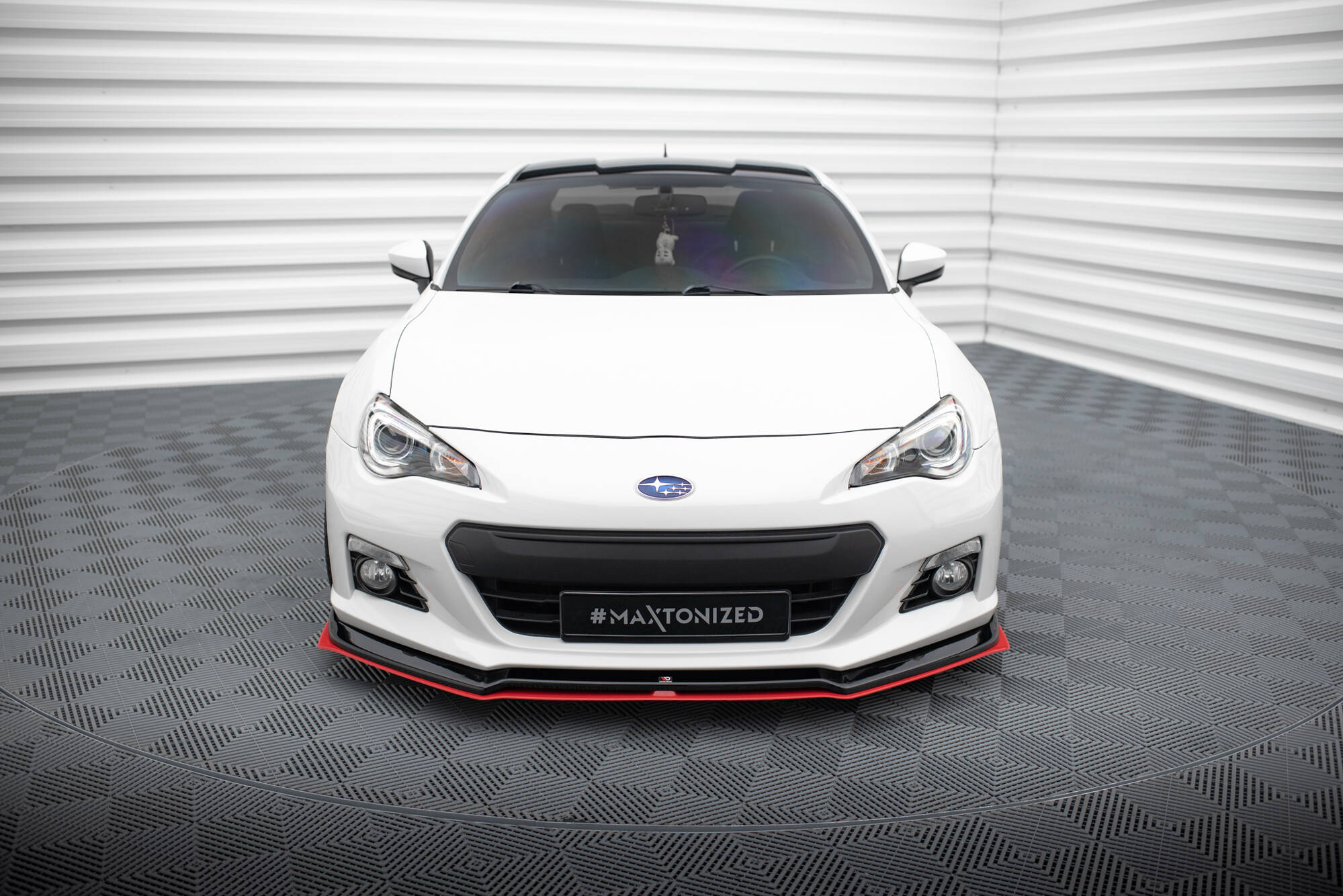 Maxton Design Front Ansatz V.3 für Subaru BRZ schwarz Hochglanz