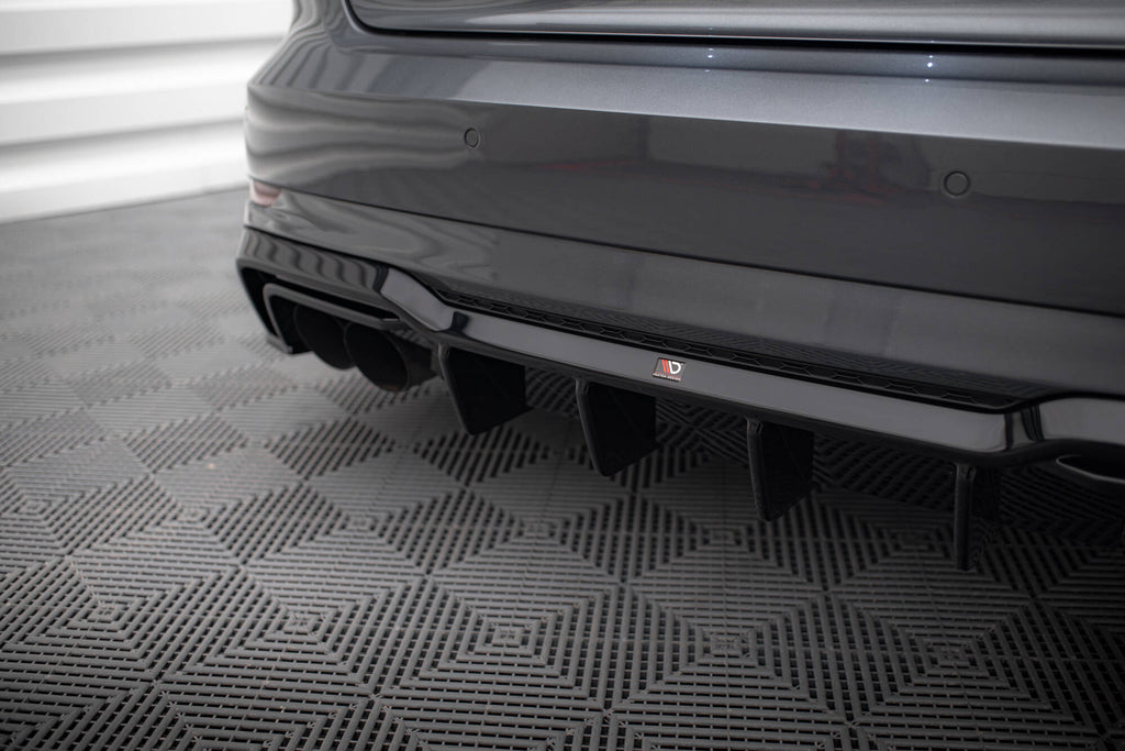 Maxton Design Diffusor Heck Ansatz passend für Audi S3 Sportback 8V Facelift