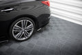 Maxton Design Heck Ansatz Flaps Diffusor V.2 passend für Infiniti Q50 S Mk1 schwarz Hochglanz