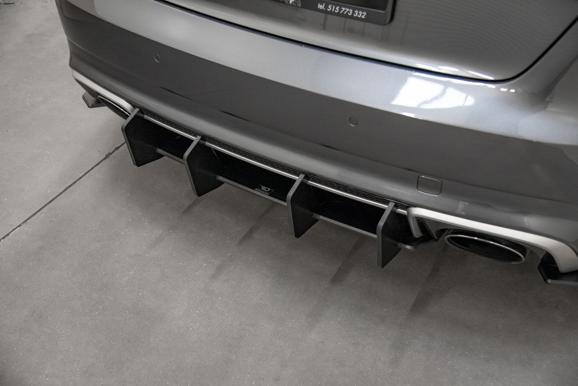Maxton Design Robuste Racing Heckschürze V.2 passend für Audi RS3 8V Sportback
