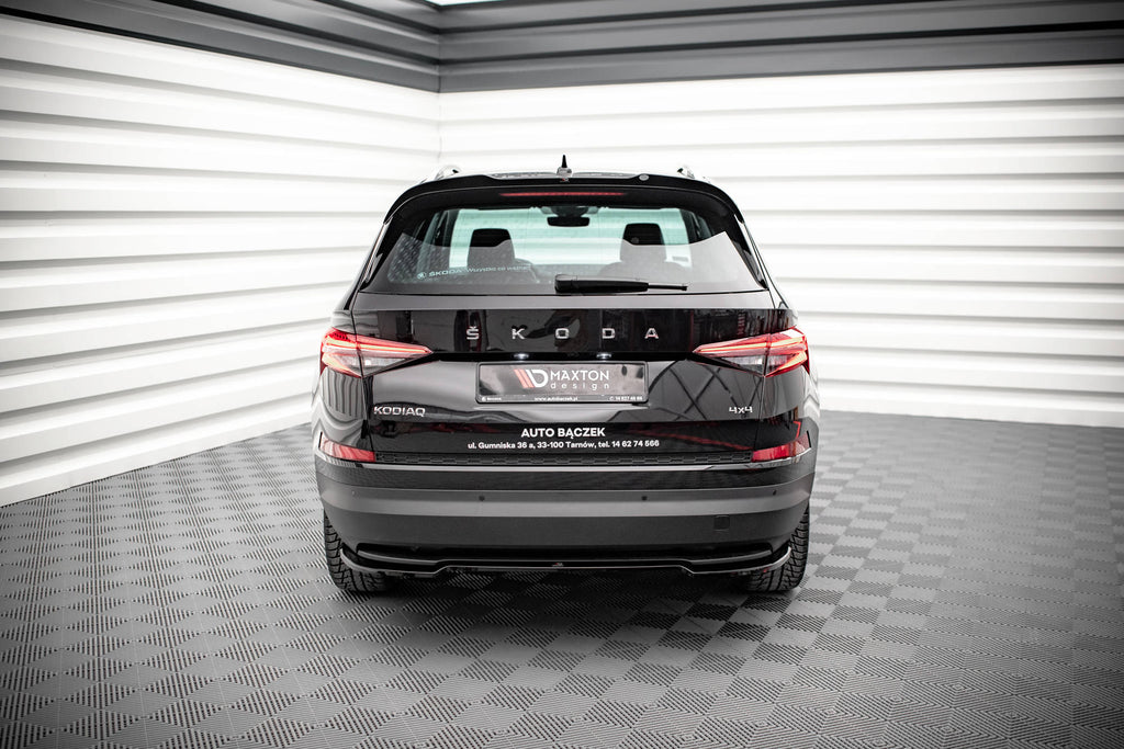 Maxton Design Heckansatz Skoda Kodiaq Mk1 Facelift schwarz Hochglanz für Skoda Kodiaq Mk1 Facelift