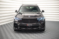 Maxton Design Street+ Spoilerlippe Front Ansatz V.2 passend für BMW X7 M-Paket G07 schwarz Hochglanz