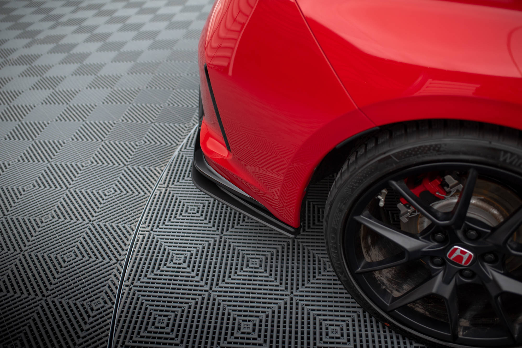 Maxton Design Street Pro Heck Ansatz Flaps Diffusor passend für Honda Civic Type-R Mk 11