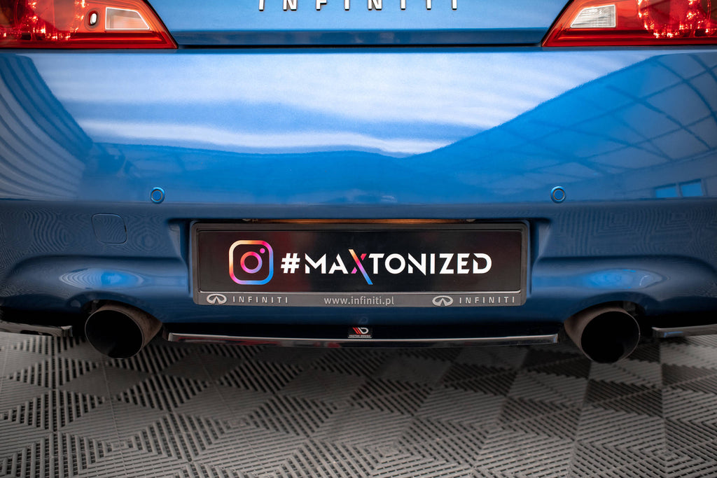 Maxton Design Heckansatz Infiniti G37 Coupe schwarz Hochglanz für Infiniti G37 Coupe