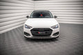 Maxton Design Street+ Spoilerlippe Front Ansatz V.2 passend für Audi A4 B9 Facelift schwarz Hochglanz
