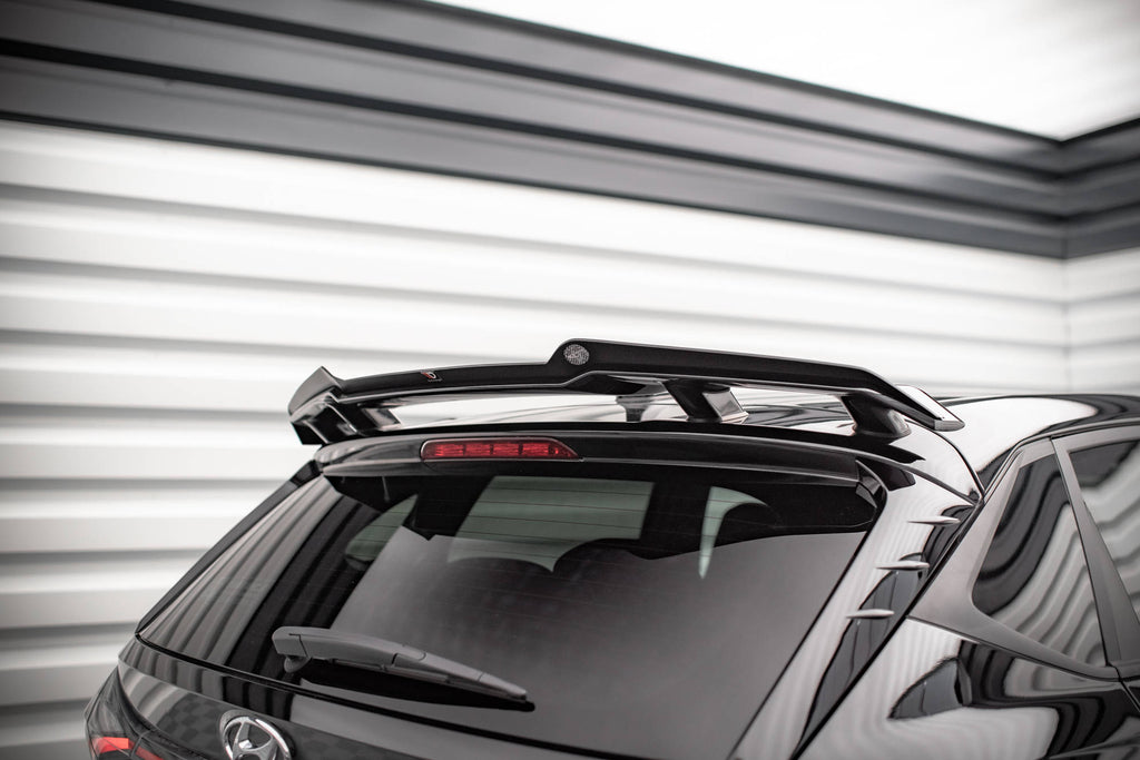 Maxton Design Spoiler CAP passend für Hyundai I20 N Mk3 schwarz Hochglanz