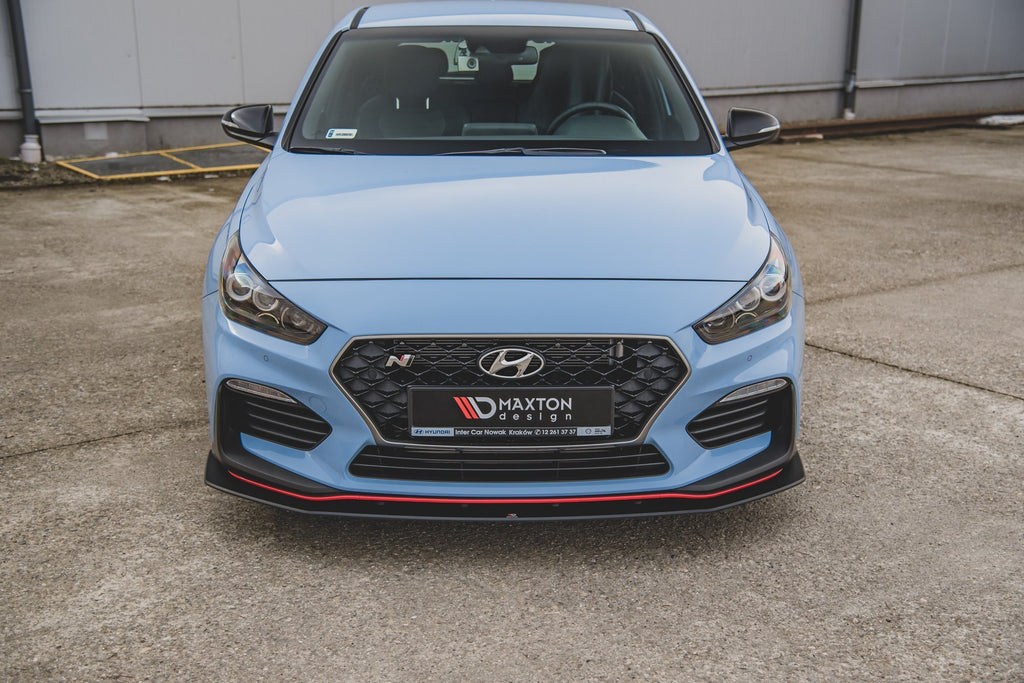 Maxton Design Street Pro Street+ Spoilerlippe Front Ansatz passend für Hyundai I30 N Mk3 Hatchback / Fastback