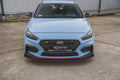 Maxton Design Street Pro Street+ Spoilerlippe Front Ansatz passend für Hyundai I30 N Mk3 Hatchback / Fastback