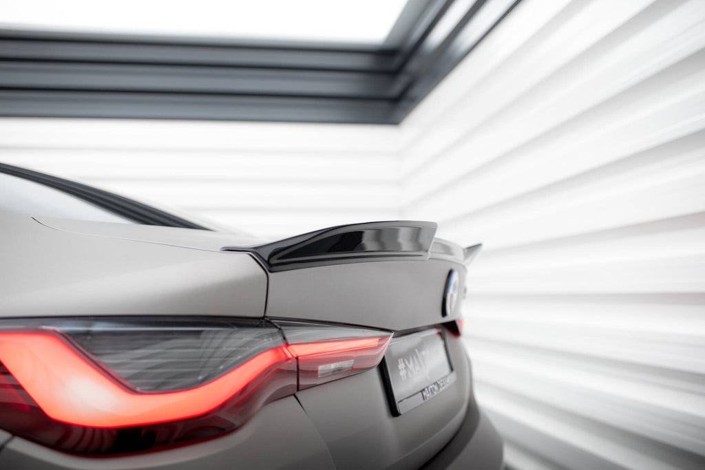 Maxton Design Spoiler CAP 3D passend für BMW M4 G82 / G82 Facelift / M440i / 4 M-Paket G22 / G22 Facelift schwarz Hochglanz