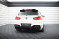 Maxton Design Diffusor Heck Ansatz V.3 passend für BMW 1er M-Paket F20 Facelift (Einzelauspuff li.)