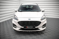 Maxton Design Street+ Spoilerlippe Front Ansatz passend für Ford Kuga ST-Line Mk3 schwarz Hochglanz