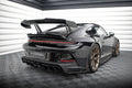 Maxton Design Heck Ansatz Flaps Diffusor passend für Porsche 911 992 GT3 schwarz Hochglanz