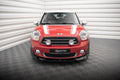 Maxton Design Street+ Spoilerlippe Front Ansatz passend für Mini Cooper Countryman R60 Facelift schwarz Hochglanz