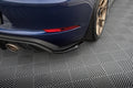 Maxton Design Heck Ansatz Flaps Diffusor passend für Porsche 718 Cayman GT4 RS 982c schwarz Hochglanz