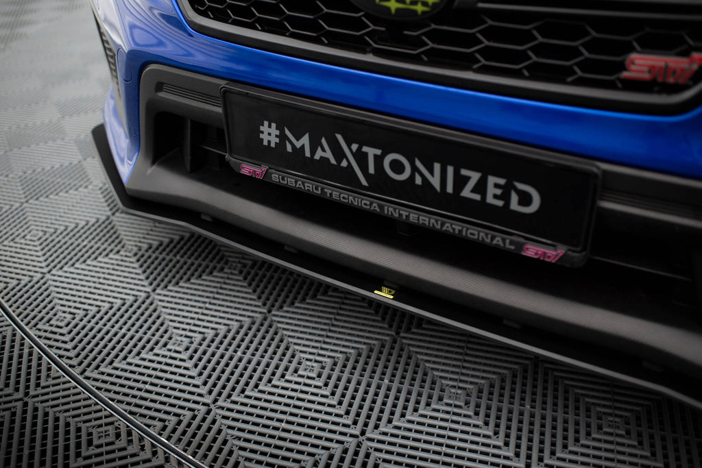 Maxton Design Street Pro Street+ Spoilerlippe Front Ansatz passend für Subaru WRX STI Mk1 Facelift
