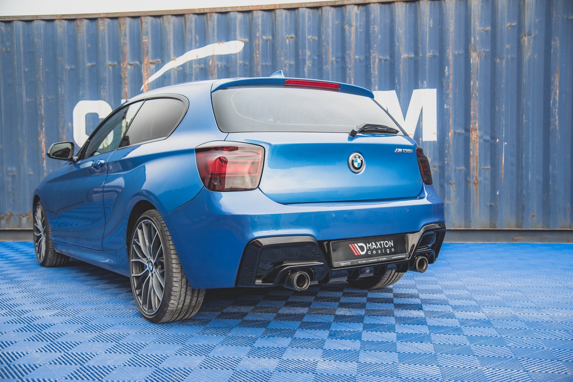 Maxton Design Diffusor Heck Ansatz V.1 passend für BMW M135i F20