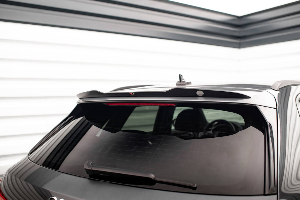 Maxton Design Spoiler CAP passend für Audi Q3 S-Line SUV F3 schwarz Hochglanz