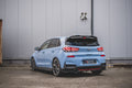 Maxton Design Street+ Mittlerer Diffusor RACE passend für Hyundai I30 N Mk3 Hatchback schwarz Hochglanz