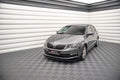 Maxton Design Street+ Spoilerlippe Front Ansatz V.1 passend für Skoda Octavia Mk3 Facelift schwarz Hochglanz