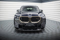 Maxton Design Street+ Spoilerlippe Front Ansatz V.2 passend für BMW XM G09 schwarz Hochglanz