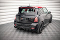 Maxton Design Heck Ansatz Flaps Diffusor V.3 passend für Mini Cooper John Cooper Works R56 schwarz Hochglanz