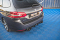 Maxton Design Heck Ansatz Flaps Diffusor V.2 passend für Peugeot 308 SW Mk2 schwarz Hochglanz