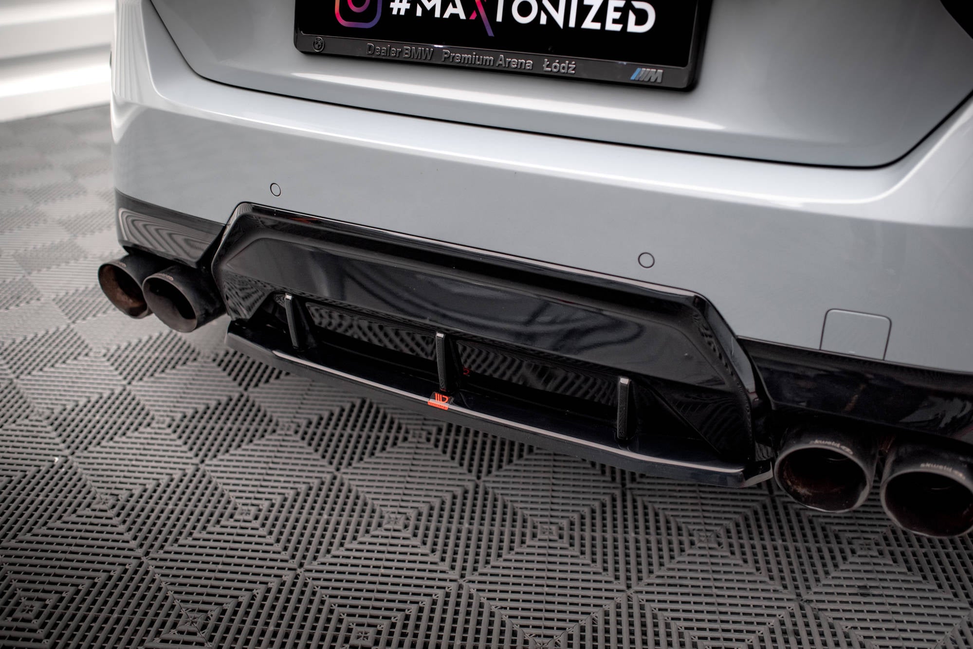 Maxton Design Heckansatz BMW 2 Coupe M240i G42 schwarz Hochglanz für BMW 2er G42