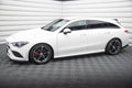 Maxton Design Street+ Seitenschweller Leisten passend für Mercedes-Benz CLA AMG-Line C118 schwarz Hochglanz